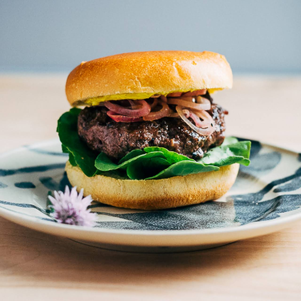 Grilled Grass-Fed Hamburgers